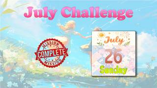 26th July 2026 5-Minute Calendar Puzzle Challenge