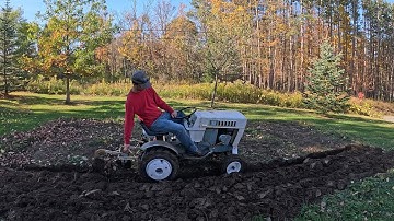 1972 Sears Suburban Plowing Garden