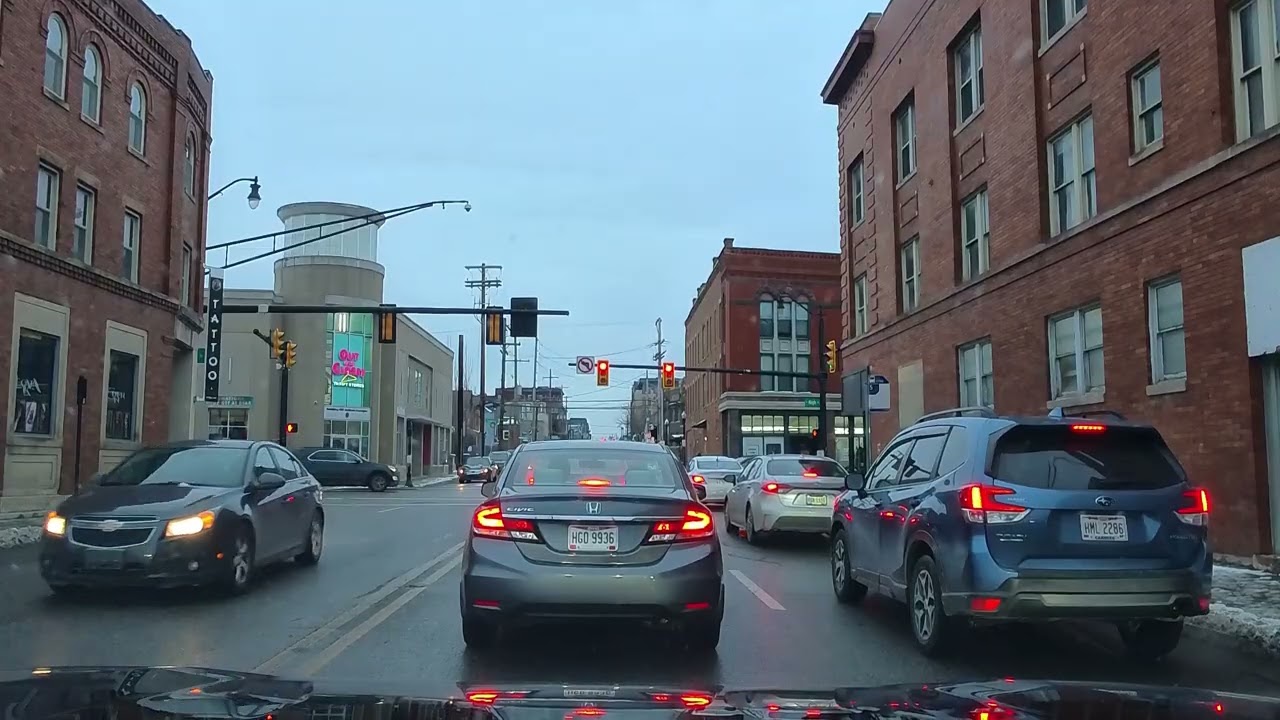 Evening Drive Through Victorian Village | Columbus, Ohio (4K)