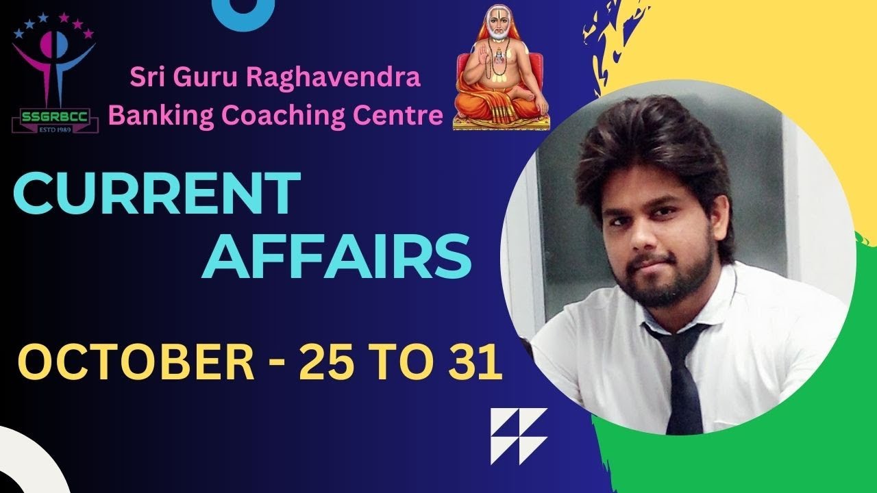 #CURRENT AFFAIRS, #OCTOBER -25 TO 31, 2023 - YouTube