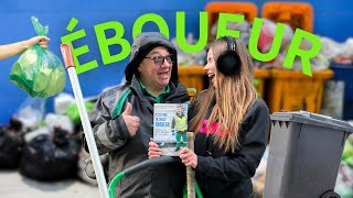 24H AVEC UN ÉBOUEUR ! 👷‍♂️🚛 ( découverte métier ) #3