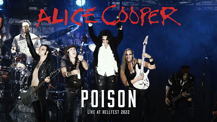 Poison Live version - Live performance video thumbnail