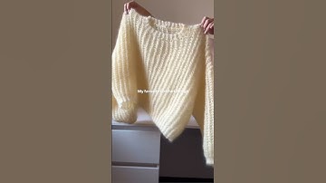 My FAVOURITE crochet sweater #crochet #crochetlove