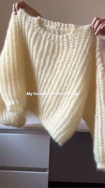 My FAVOURITE crochet sweater #crochet #crochetlove