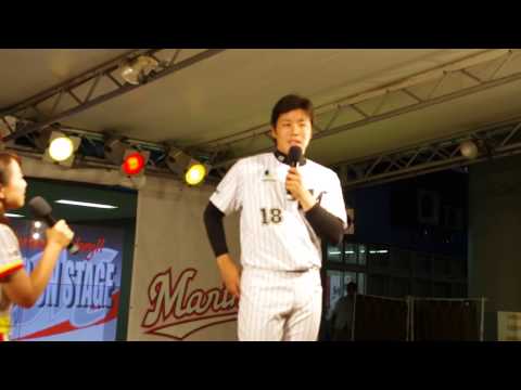千葉ロッテ藤岡貴裕ヒーローインタビュー◆2014.6.11 外ステージ