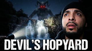 Exploring The Haunted DEVILS HOPYARD PARK At Night | THE STORIES ARE TRUE! | with Beatriz & Ami
