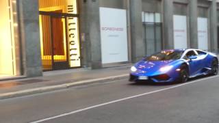 Lamborghini Huracan Very Loud Sound In Abercrombie Milan