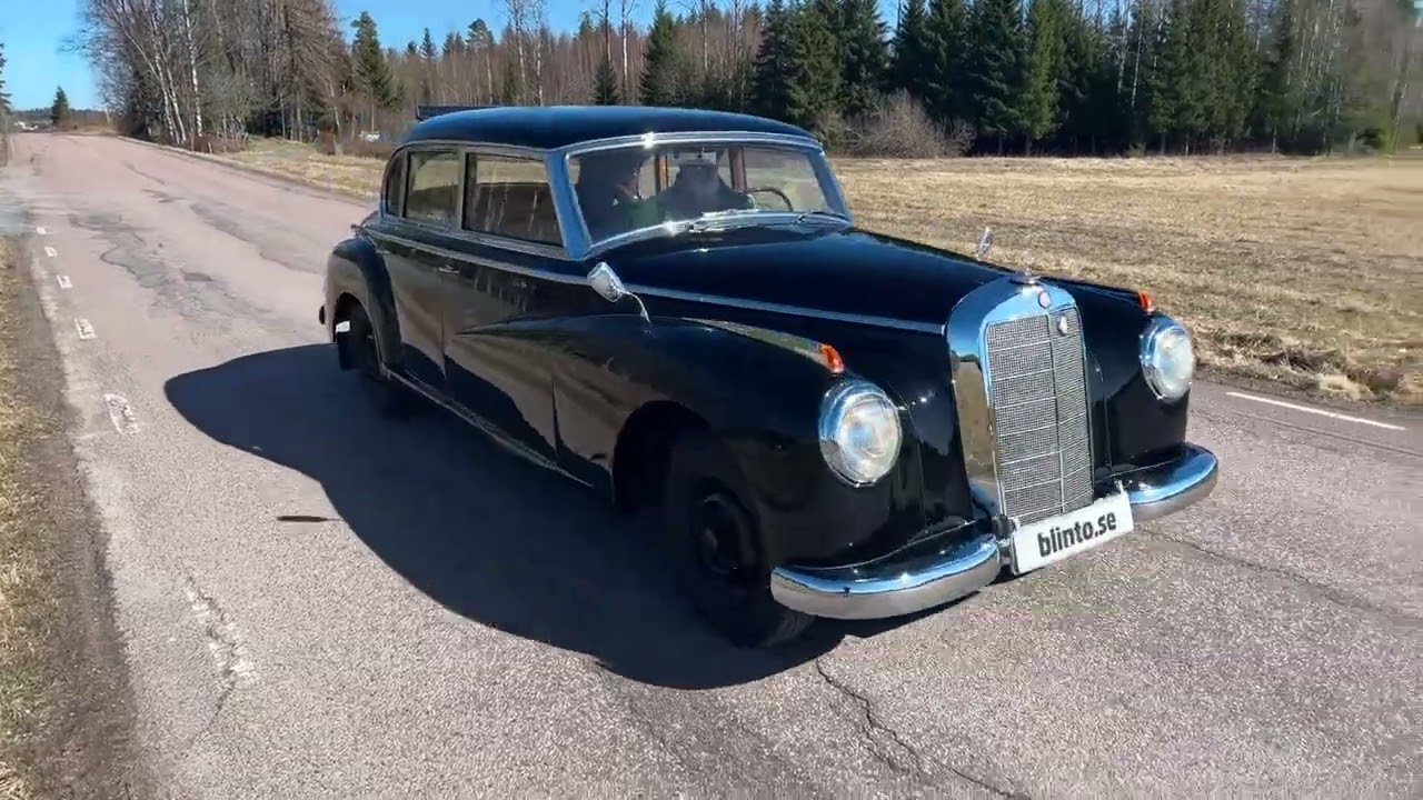 Veteranbil  Mercedes Benz 300A med dokumentation och reservdelar 