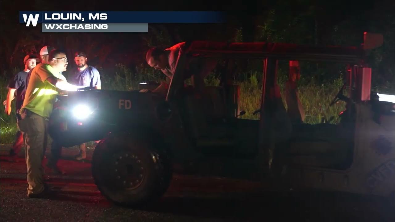 Louin, Mississippi Tornado Damage Residents Rescued YouTube
