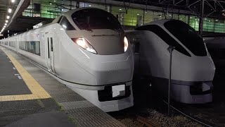 E657系K1編成651オマージュカラーが勝田駅を特急ひたち29号 いわき行として発車するシーン