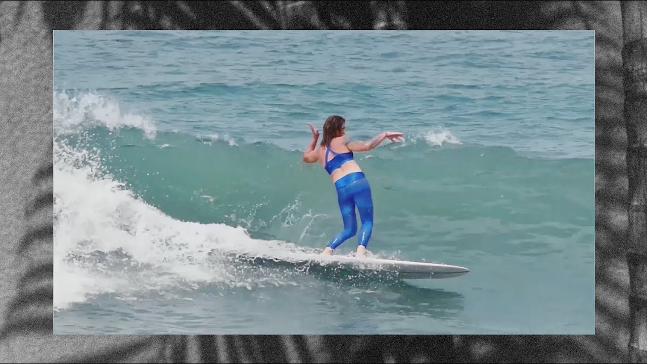 Surfing Medewi's Lefthander Pointbreak with Longboard Surfer Sasha Jane