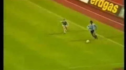 Pisada de Ruben Pereira (gol de Ostolaza) Alemania...