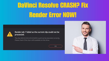 How to fix Render Job Failed|decoded correctly error in Davinci Resolve