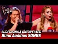 The most UNEXPECTED SONG choices in the Blind Audition of The Voice | The Voice 10 Years