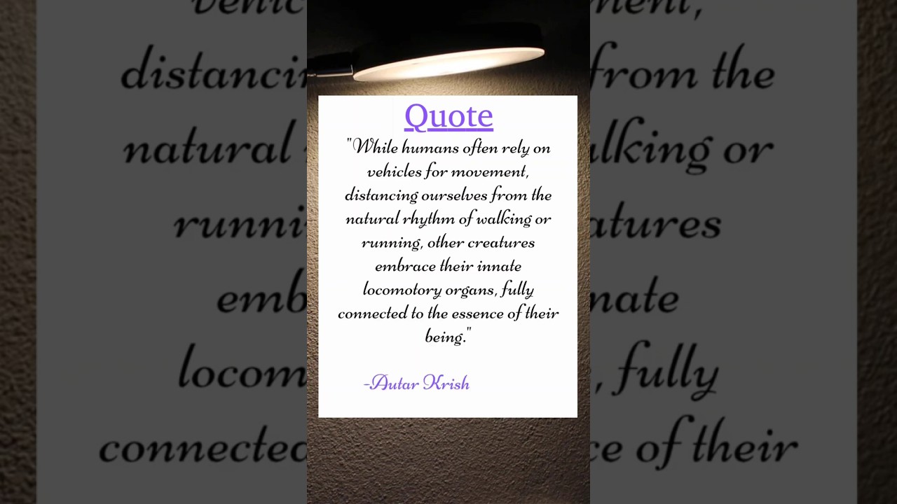 Nature vs. Machines: A Journey of Movement 