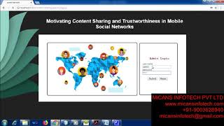 Information Motivating content sharing and trustworthiness in mobile social networks - IEEE PROJECTS 2018 Update