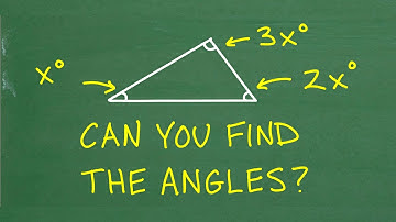 Triangle Angle Challenge — Find x When Angles Are x, 2x, and 3x