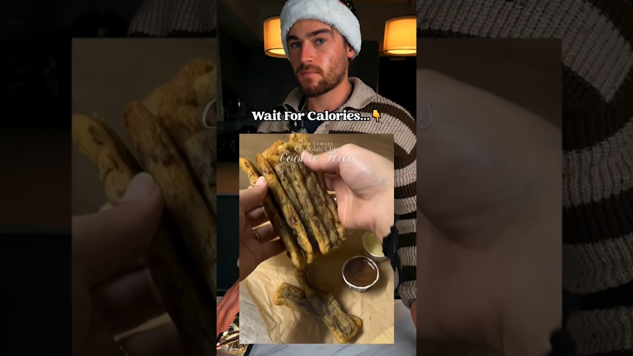 (recipe in description) 27 Calorie Protein Tollhouse Gooey Chocolate Chip Cookie Fries