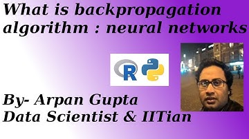 Backpropagation Algorithm Neural Networks
