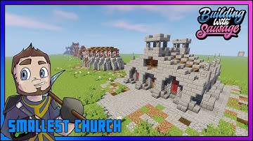 Minecraft - Building with Sausage - Smallest Church! [Vanilla Tutorial 1.12]