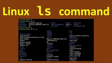 Linux ls command overview with options