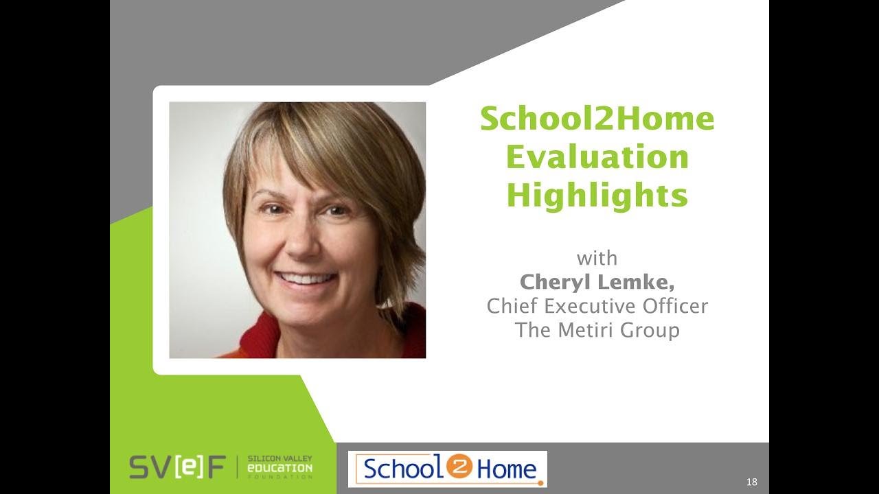 School2Home Evaluation Highlights featuring Cheryl Lemke YouTube
