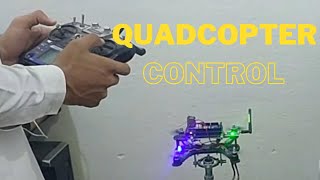 Quadcopter performance testing on test bench with Kalman Filtering estimation.
