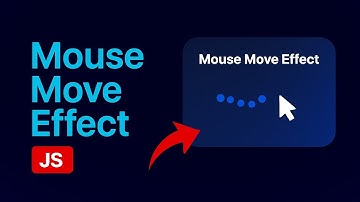 Interactive Mouse Move Glow Animation | Beginner JavaScript Project