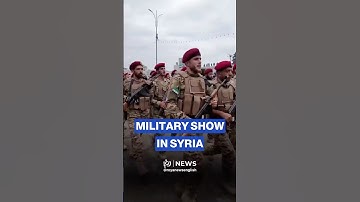 Syria holds military parade to mark one year since Assad’s fall