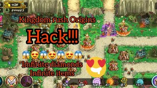 Kingdom Rush Origins Hack!!! Unlimited Diamonds and Items!!! Twilight Invasion Veteran Gameplay