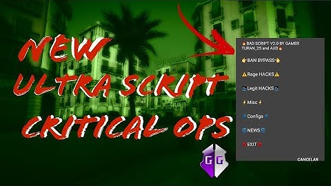 🔥🔥⚡New Ultra Script Critical Ops 😎🔥 ( Aimbot 100%, rain, mbullets ect...)
