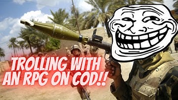 TROLLING with an RPG!!! - Call of duty trolling