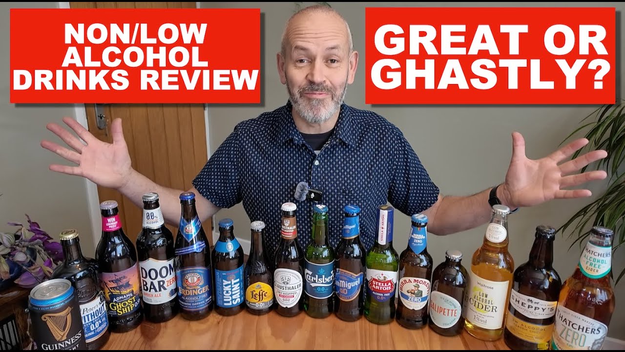Low and No Alcohol Review - Beer, Cider, Lager and Stout. One is DISGUSTING!