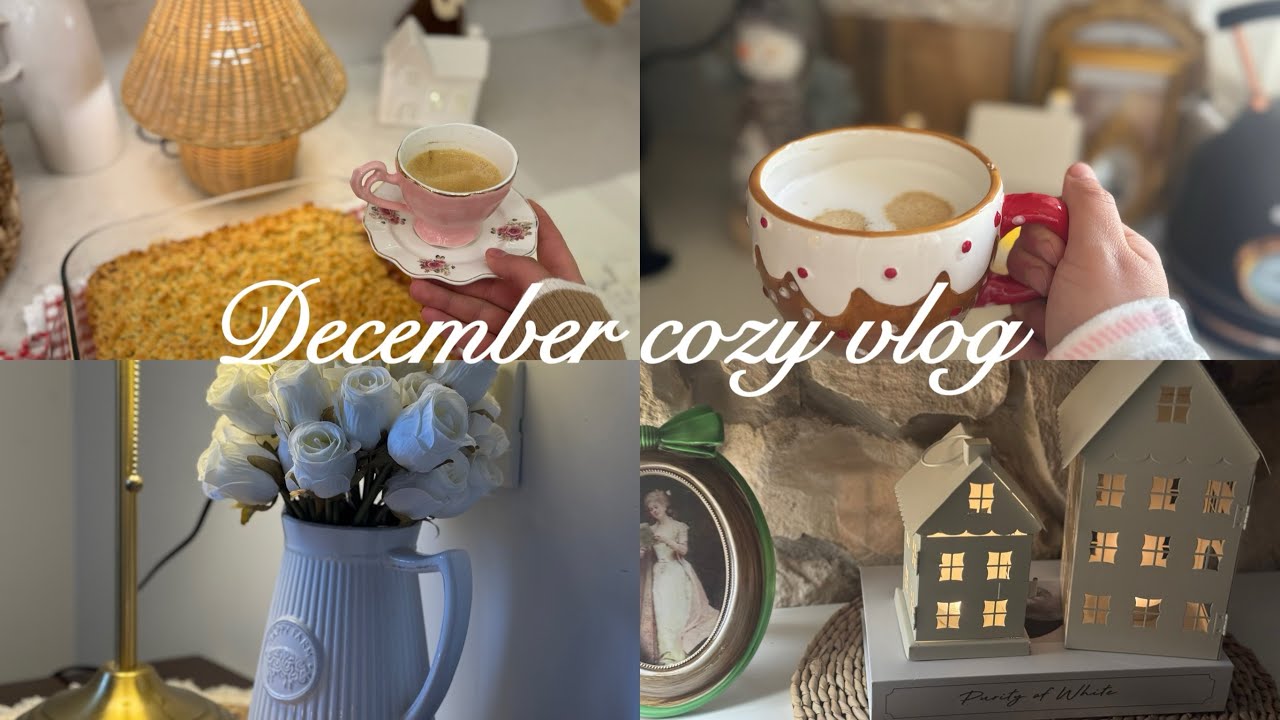 أجواء ديسمبر الدافئة ❄️ | روتيني اليومي الهادئ 🏠| حلو المبروشة🤍