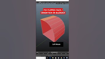 How to Fix Flipped Face orientation in a blender #blender3d #blendertutorialforbeginners