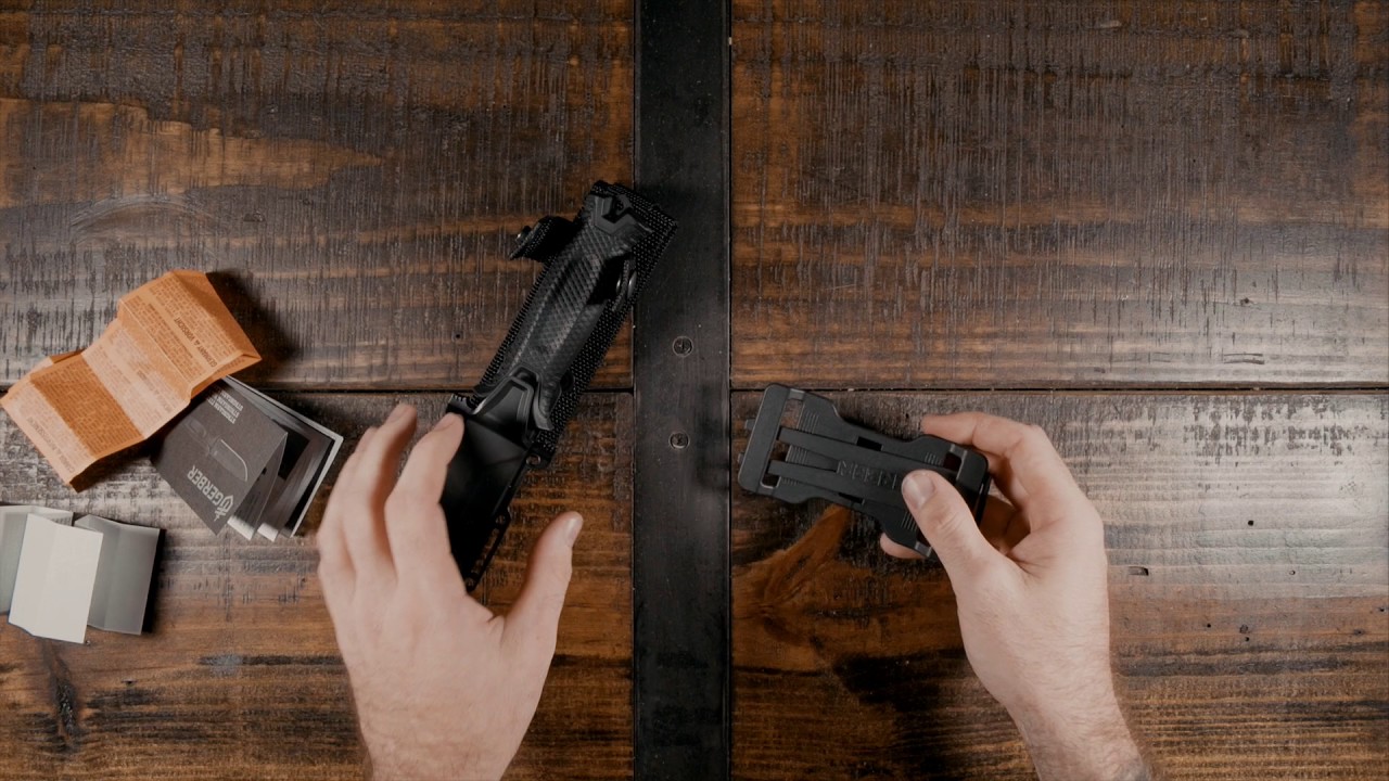 Gerber StrongArm Fixed Blade Knife Unboxing camera iphone 8 plus apk