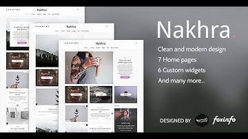 Nakhra - Modern Personal WordPress Blog & Magazine Theme | Themeforest Website Templates and Themes