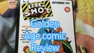 Booktube: Golden age comic review Big shot comics issue 17