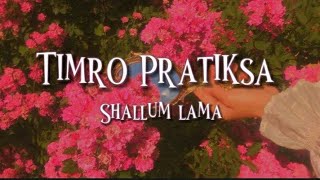 Timro Pratiksha - Shallum lama (Speed up) Easy Lyrics