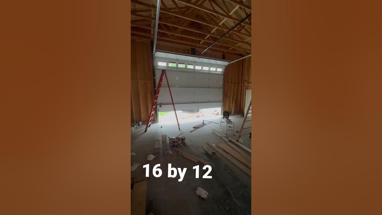 CHI Insulated Garage Door With Liftmaster 85870 Opener YouTube