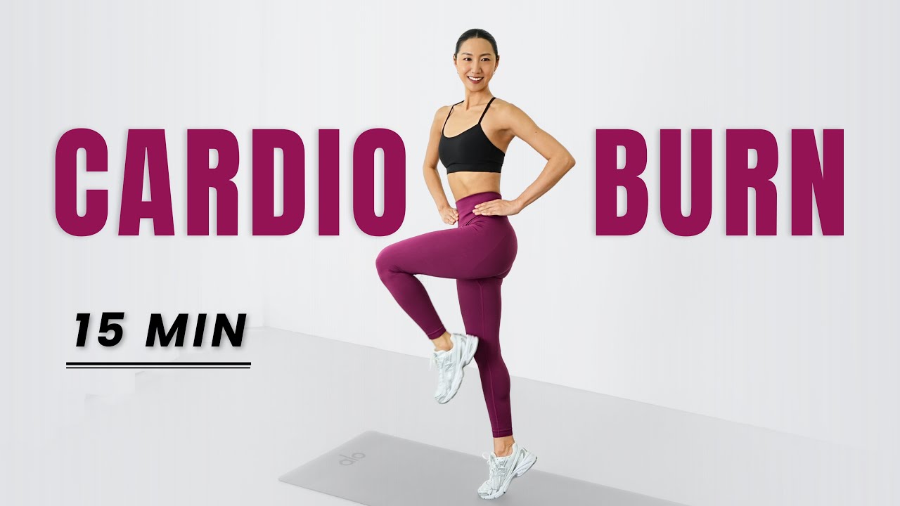 15-Min Standing Cardio Workout That Actually Burns Fat🔥 No Jumping