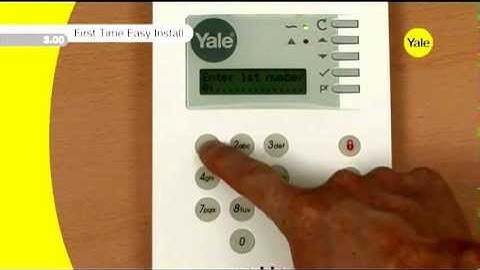 YALE_How to install a Yale alarm system