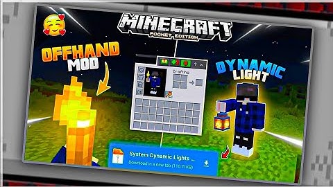 DYNAMIC LIGHT ADDON For Minecraft PE 1.21+ (100% WORKING 😍)