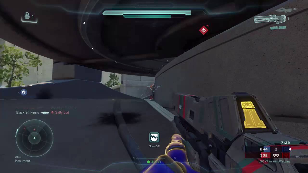 Halo 5 crazy rail gun kill