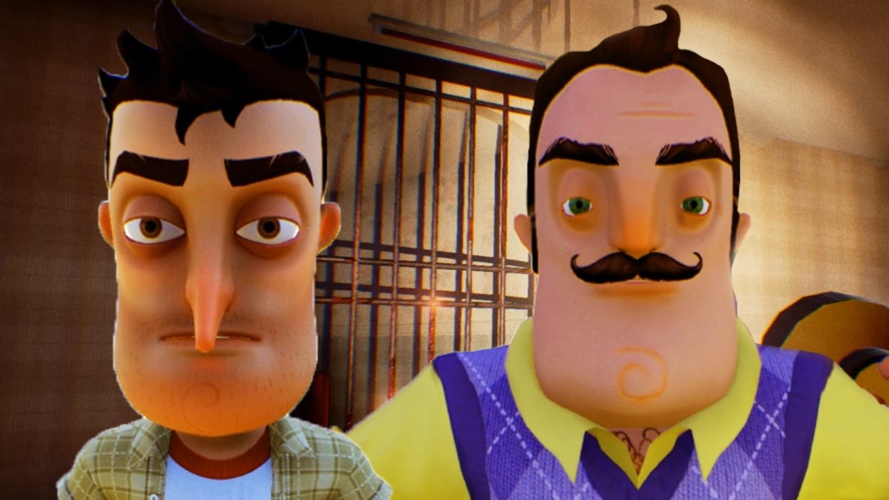 Привет сосед персонажи картинки