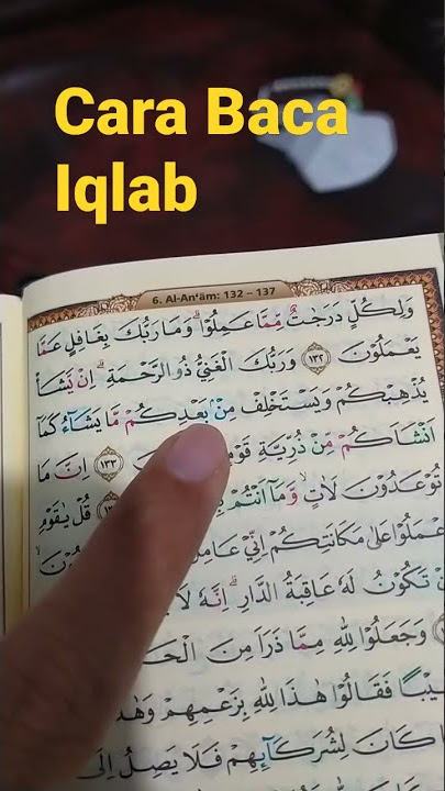 Cara Baca Tajwid Iqlab Nun Sukun Ketemu Ba