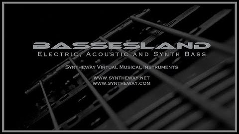Virtual Electric, Acoustic and Synthesizer Basses: Bassesland VST VST3 Audio Unit EXS24 KONTAKT