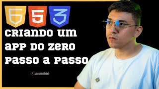 Criando um um projeto completo com JS, HTML5 e CSS - App de Tempo