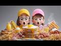 Toddler's Favorite Meal | One Two Three | With Slide | Tv katakit bibi |19| #kindergartensong