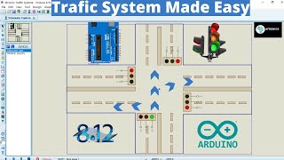 ARDUINO + PROTEUS 8.12 TUTORIAL 04: How Traffic Signal Works?